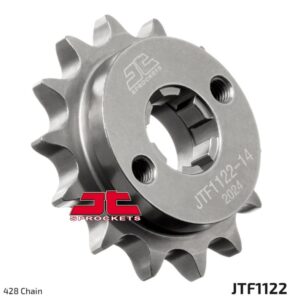 JT ZĘBATKA PRZEDNIA 1122 14 BETAMOTOR RR 125 LC '21-'23, FANTIC XEF / XMF 125 '21-, (112214JT) (ŁAŃC. 428) (OEM: 051.04.000.00.00)