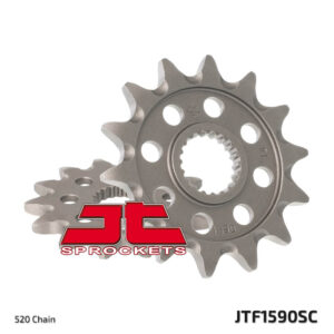 JT ZĘBATKA PRZEDNIA 2103 13 YAMAHA YZF 250 '01-'25, YZ 125 '05-'25, WR 250F '01-'25 (ORGY.) SAMOOCZYSZCZAJĄCA (210313JT) (ŁAŃC. 520)
