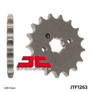 JT ZĘBATKA PRZEDNIA 263 17 YAMAHA DT 125LC '85-'88 (+1) (26317JT) (ŁAŃC. 428)