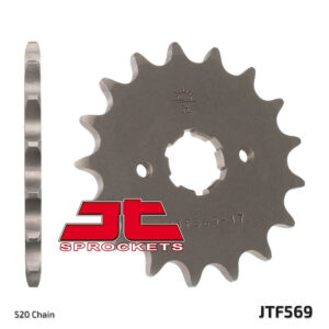 JT ZĘBATKA PRZEDNIA 569 12 YAMAHA YFM 125 GRIZZLY '04-'12, YZ 250 '77-'98, KAWASAKI KX 250 '87-'98 (56912JT) (ŁAŃC. 520)