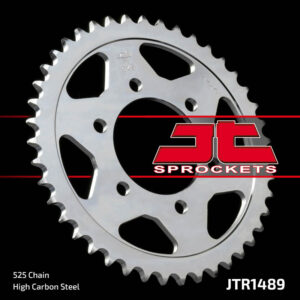 JT ZĘBATKA TYLNA 4359 44 KAWASAKI ZX750R, NINJA, KLZ VERSYS (12-) (435944JT) (ŁAŃC. 525) SREBRNA
