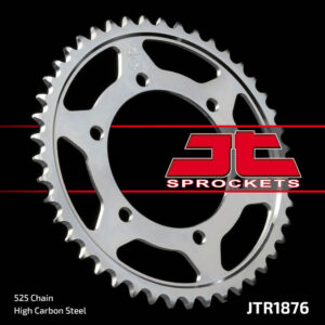JT ZĘBATKA TYLNA 4385 45 YAMAHA R6 '06-'20, MT09 '14-'20, SUZUKI GSXR 750 '11-'19, GSXR 1000 '17-'21, XSR 900 '16-'24 (438545JT) (ŁAŃC. 525) (ORYG)