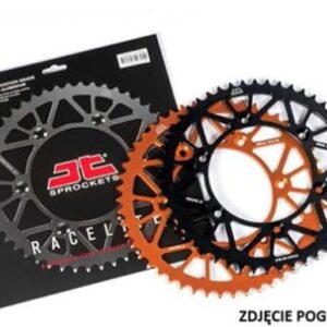 JT ZĘBATKA TYLNA 4486 47 ALUMINIOWA RACELITE KTM SX 85 '04-'24 (448647JTA) (ŁAŃC. 428) KOLOR POMARAŃCZOWY