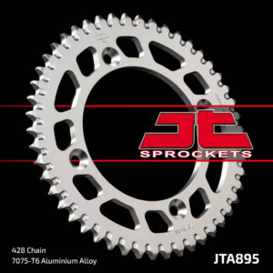 JT ZĘBATKA TYLNA 4486 49 ALUMINIOWA KTM SX 85 '04-'24, 105 XC '07-'11 (448649JTA) (ŁAŃC. 428)
