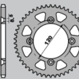 JT ZĘBATKA TYLNA 4738 47 YAMAHA YZ 65 '18-'25 (473847JT) (ŁAŃC.420)