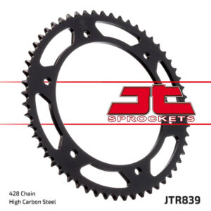 JT ZĘBATKA TYLNA 844 57 YAMAHA DT 125R/RE 99-06 (84457JT) (ŁAŃC. 428) - ZASTĘPUJE JTR839.57ZBK