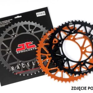 JT ZĘBATKA TYLNA 856 49 ALUMINIOWA RACELITE YAMAHA YZ/YZF '88-'98 (85649JTA) (JTR853.49) (ŁAŃC. 520) KOLOR CZARNY