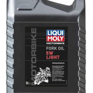 LIQUI MOLY OLEJ DO TELESKOPÓW/ AMORTYZATORÓW/ZAWIESZENIA MOTORBIKE FORK OIL 5W LIGHT 5L (4)