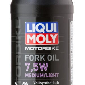 LIQUI MOLY OLEJ DO TELESKOPÓW/ AMORTYZATORÓW/ZAWIESZENIA MOTORBIKE FORK OIL 7,5W MEDIUM/LIGHT 0,5L (6)