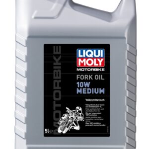 LIQUI MOLY OLEJ DO TELESKOPÓW/ AMORTYZATORÓW/ZAWIESZENIA MOTORBIKE FORK OIL 10W MEDIUM 5L (4) (NA ZAMÓWIENIE)