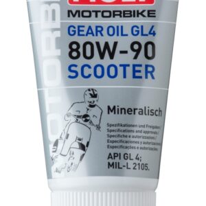 LIQUI MOLY OLEJ PRZEKŁADNIOWY MOTORBIKE GEAR OIL 80W90 GL4 SCOOTER 0,15L (6)