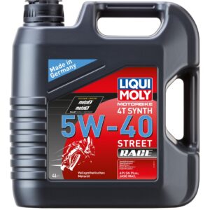 LIQUI MOLY OLEJ SILNIKOWY MOTORBIKE 4T SYNTETYCZNY 5W40 RACE 4L (4)