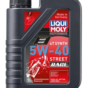 LIQUI MOLY OLEJ SILNIKOWY MOTORBIKE 4T SYNTETYCZNY 5W40 RACE 1L (6)