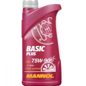 MANNOL BASIC PLUS 75W90 API GL4+ OLEJ PRZEKŁADNIOWY SYNTETYCZNY 1L (75W-90)