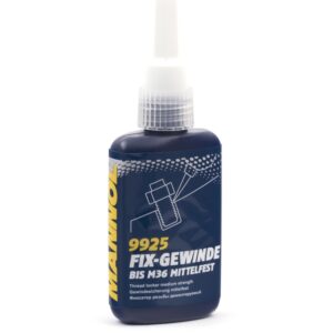 MANNOL FIX-GEWINDE MITTELFEST - KLEJ DO GWINTÓW, NIEBIESKI 'ŚREDNI' 50ML (9925)