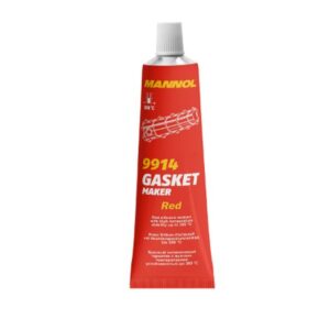 MANNOL GASKET MAKER - SILIKON USZCZELNIAJĄCY- KOLOR CZERWONY 85G (ZASTĘPUJE USZCZELKI) (9914) (144)