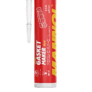 MANNOL GASKET MAKER - SILIKON USZCZELNIAJĄCY- KOLOR CZERWONY 310 G (ZASTĘPUJE USZCZELKI) (9914) (24)