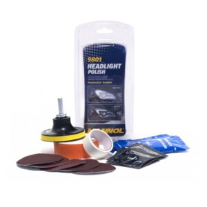 MANNOL HEADLIGHT POLISH ZESTAW POLERSKI DO REFLEKTORÓW (9801) (42)