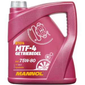 MANNOL MTF-4 GETRIEBEOEL 75W80 API GL4 - OLEJ PRZEKŁADNIOWY SYNTETYCZNY 4L (75W-80)