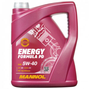 MANNOL OLEJ SILNIKOWY SAMOCHODOWY 5W40 ENERGY FORMULA PD 5 LITRÓW (7913) (SYNTETYCZNY)