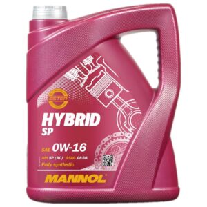 MANNOL OLEJ SILNIKOWY SAMOCHODOWY 0W16 HYBRID 5 LITRÓW (7920) (SYNTETYCZNY)
