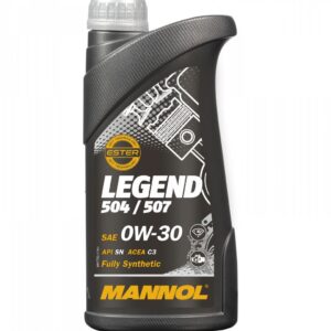 MANNOL OLEJ SILNIKOWY SAMOCHODOWY 0W30 LEGEND 504/507 1 LITR (7730) (SYNTETYCZNY)