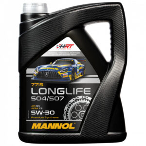 MANNOL OLEJ SILNIKOWY SAMOCHODOWY 5W30 LONGLIFE 504/507 O.E.M. FOR VW, AU 5 LITRÓW (7715) (SYNTETYCZNY)