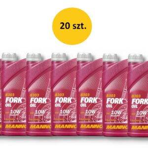 MANNOL OLEJ DO TELESKOPÓW / AMORTYZATORÓW / ZAWIESZENIA FORK OIL SAE 10W 1L - KARTON 20 SZTUK (PAKIET)