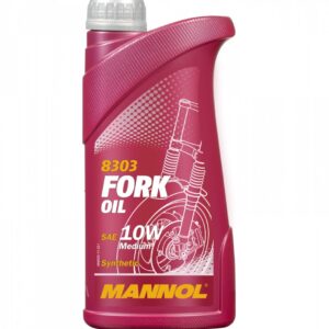 MANNOL OLEJ DO TELESKOPÓW / AMORTYZATORÓW / ZAWIESZENIA FORK OIL SAE 10W 1L (8303) (20)