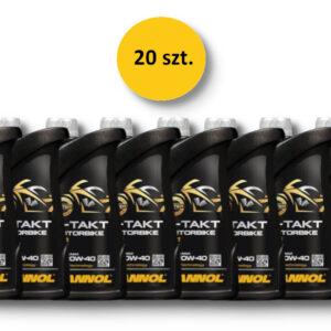 MANNOL OLEJ SILNIKOWY 4T MOTORBIKE 10W40 1L ESTER + MA2 SYNTETYK (7812) (20) (API SN) - KARTON 20 SZTUK (PAKIET)