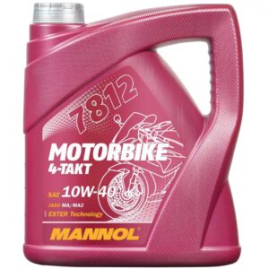 MANNOL OLEJ SILNIKOWY 4T MOTORBIKE 10W40 4L ESTER + MA2 SYNTETYK (7812) (API SN)