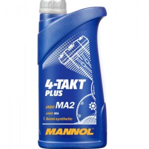 MANNOL OLEJ SILNIKOWY 4T PLUS 10W40 1L (API SL, JASO MA/MA2) SEMISYNTETYK (7202) (20) (960)