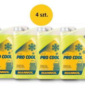 MANNOL PŁYN DO CHŁODNIC PRO COOL 5L MOTOCYKLOWY (-40ST.C/+135ST.C) GOTOWY DO UŻYCIA - PAKIET 4 SZTUKI