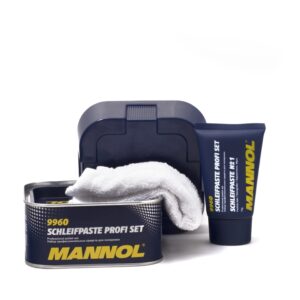 MANNOL SCHLEIFPASTE PROFI 400G - ZESTAW DO POLEROWANIA LAKIERU (9960) (24)