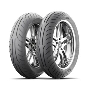 MICHELIN PAKIET 2 SZTUK OPON (CAI101866/24) 120/70-12 POWER PURE SC 51P TL PRZÓD/TYŁ DOT 2024 + KUBEK MCHELIN SKUTER