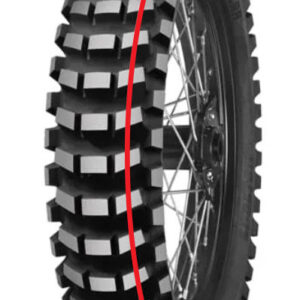 MITAS OPONA 110/90-19 C-22 62N TT TYŁ (CZERWONY PASEK) DOT 37/2022 (NA ZAMÓWIENIE) (266391)