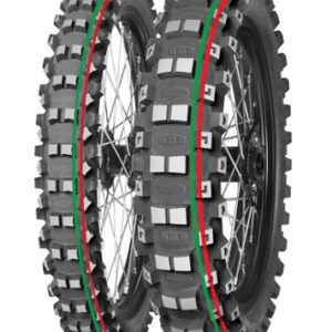 MITAS OPONA 110/90-19 TERRA FORCE-MX MH 62M (CZERWONO-ZIELONY PASEK) TT TYŁ DOT 2026 (DOT:XCDS/XMDS) (460100) (zamiennik:70000278,70000107)