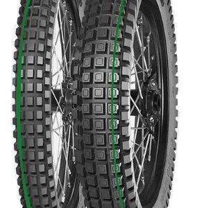 MITAS OPONA 120/100-18 ENDURO HYBRID SUPER LIGHT 68P TL/TT M+S (ZIELONY PASEK) TYŁ DOT 16-35/2024