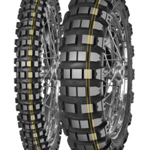 MITAS OPONA 120/90B17 ENDURO TRAIL XT+ DAKAR (PODWÓJNY ŻÓŁTY PASEK) 64T TL M+S TYŁ DOT 02-03/2025 (460109) (ZAMIENNIK:70000486)