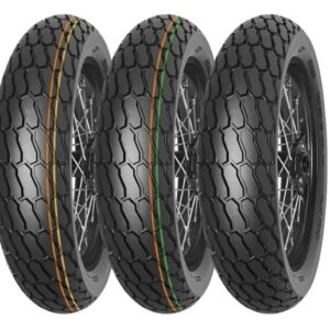 MITAS OPONA 130/80-19 (27x7-19) FLAT TRACK SUPER SOFT NHS TT (POMARAŃCZOWO-ZIELONY PASEK) PRZÓD/TYŁ DOT 2025 (DOT:XVDP) (NOWOŚĆ 20242) ZAMIENNIK:70000357 (SUBSTYTUT: H-18 FLAT TRACK)