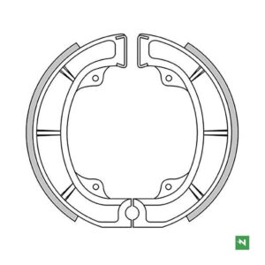 NEWFREN SZCZĘKI HAMULCOWE SUZUKI RM 250/465 '81-82 PRZÓD (150X22MM)