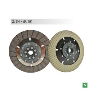NEWFREN TARCZE SPRZĘGŁOWE BMW R 50/60/75/80/100 (MCC601) (SUCHE SPRZĘGŁO) (WZMOCNIONE)