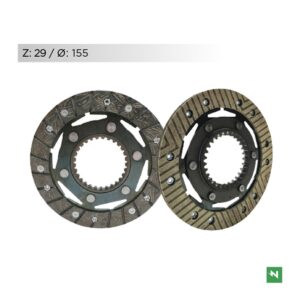 NEWFREN TARCZE SPRZĘGŁOWE MOTO GUZZI 850/940/1000/1100/1200 (EBS-0) (SUCHE SPRZĘGŁO) (DWIE TARCZE)