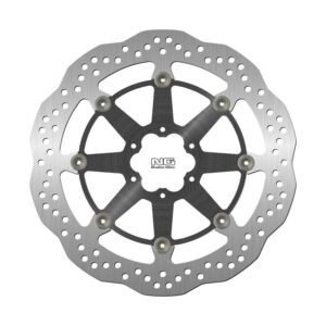 NG TARCZA HAMULCOWA PRZÓD BMW HP4 1000 '11-'17, MOTO GUZZI AUDACE 1400 '15-'20, CALIFORNIA 1400 '13-'20, ELDORADO 1400 '15-'20, MGX-21 1400 '15-'20 (320X64X5MM) (6X8,50MM) WAVE PŁYWAJĄCA (ŚRODEK ALUMINIOWY)