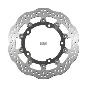 NG TARCZA HAMULCOWA PRZÓD KAWASAKI NINJA 400 / Z 400 '18-'22, ZX-25R '21-'22 (310X141,75X5MM) (5X10,25MM) WAVE (ŚRODEK ALUMINIOWY)