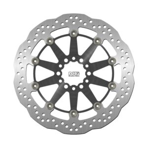 NG TARCZA HAMULCOWA PRZÓD KTM DUKE 390 '17, DUKE 125/200/250/390 '13-'17, RC 125/200/250/390 '13-'18 (320X60,5X5MM) (6X10,25/8,25MM) WAVE (ŚRODEK ALUMINIOWY)