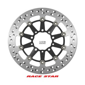 NG TARCZA HAMULCOWA PRZÓD RACE STAR PREMIUM KAWASAKI GTR 1400 '07-'18, ZX-10R NINJA '11-'15, ZX-6/ZX-6R NINJA '13-'17, Z 1000 '14-'20, Z 800 '13-'17, ZX-14 '07-'16, ZZR 1400 '06-'17 (310X80X5MM) (5X8,45/10,25MM) PŁYWAJĄCA (ŚRODEK ALUMINIOWY, POLEP