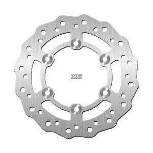 NG TARCZA HAMULCOWA PRZÓD SUZUKI RM 85 '05-'23, YAMAHA YZ 80 '93-'05 (220X100,5X3MM) (6X6,25MM) WAVE