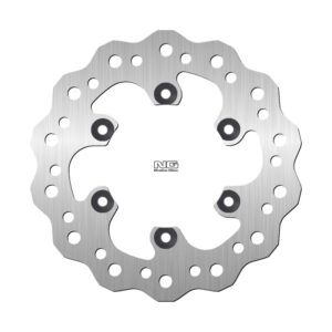NG TARCZA HAMULCOWA TYŁ KAWASAKI D TRACKER 250 '03, KDX 220 '99-'05, KDX 250R '92-, KLX 250D TRACKER '00-, KLX 300R '96-'07, KLX 250S '05-'10, KLX 250E '93-'95, SUZUKI DR 250SB '03-, (220X100X4MM) (6X10,25MM) WAVE