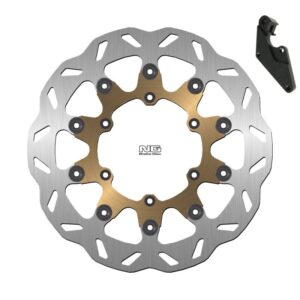 NG TARCZA HAMULCOWA Z ADAPTEREM OVERSIZE SM 320MM (318X118X5MM) YAMAHA YZ 125 / 250 '08-'18 , YZF 250 '07-'16 , YZF 450 '08-'15 , SUPERMOTO